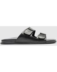 Rodd & Gunn - Kendrick Place Footbed Leather Sandals - Lyst