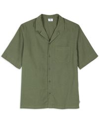 Chelsea Peers - Linen Blend Short Sleeve Shirt - Lyst