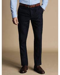 Charles Tyrwhitt - Slim Fit Linen Suit Trousers - Lyst