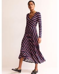 Boden - Hotch Potch Stripe Jersey Midi Dress - Lyst