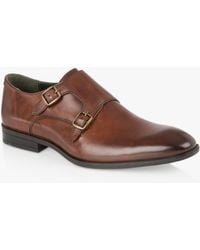 Silver Street London - Bourne Leather Monk Shoes - Lyst