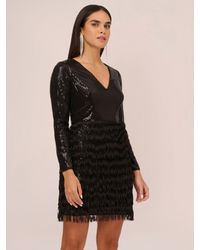Adrianna Papell - Aidan By Sequin Mini Cocktail Dress - Lyst