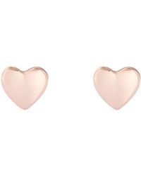 Ted Baker - Harly Tiny Heart Stud Earrings - Lyst