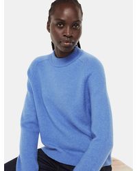Whistles - Wool Textured Crew Neck Knit - Lyst