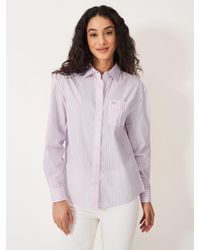 Crew - Relaxed Fit Stripe Shirt - Lyst