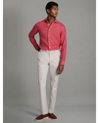 Reiss - Ruban Regular Fit Linen Shirt - Lyst