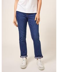 White Stuff - Amelia Straight Cropped Jeans - Lyst
