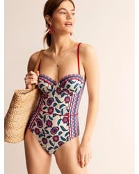 Boden - Floral Underwired Swimsuit - Lyst