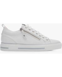 Moda In Pelle - Brayleigh Leather Flatform Trainers - Lyst