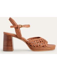 Boden - Embellished Leather Sandals - Lyst