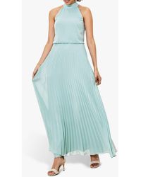 oasis halter neck fitzwilliam pleated midi dress