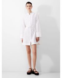 French Connection - Alissa Cotton Mini Shirt Dress - Lyst