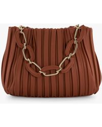 Dune - Dominie Pleated Chain-handle Slouch Bag - Lyst