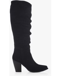 Moda In Pelle - Seleste Suede Knee High Boots - Lyst