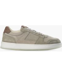 Dune - Tylor Suede Low Top Trainers - Lyst