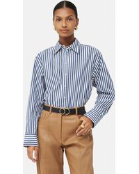 Jigsaw - Poplin Stripe Cotton Shirt - Lyst
