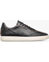 CLAE - Deane Raw Edge Leather Trainers - Lyst