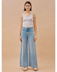 Albaray - Organic Cotton Wide Leg Jeans - Lyst