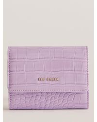 Ted Baker - Conilya Small Croc Effect Purse - Lyst