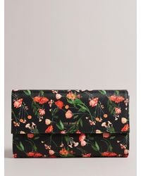 Ted Baker - Paitiia Floral Printed Travel Wallet - Lyst