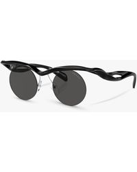Prada - Pr A24s Round Sunglasses - Lyst