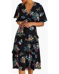 yumi large scale flower kimono dress