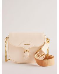 Ted Baker - Esia Leather Cross Body Saddle Bag - Lyst