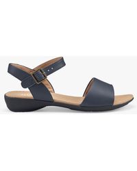 Hotter - Tropic Wide Fit Classic Leather Sandals - Lyst