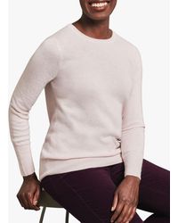 Pure Collection - Cashmere Crew Neck Jumper - Lyst