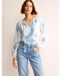 Boden - Serena Embroidered Blouse - Lyst
