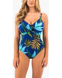 Fantasie - Pichola Tropical Print Underwired Twist Front Swimsuit - Lyst
