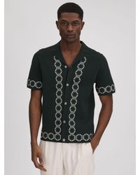 Reiss - Decoy Short Sleeve Cuban Shirt - Lyst