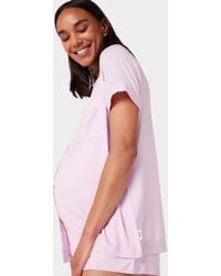 Chelsea Peers - Modal Short Shirt Maternity Pyjama Set - Lyst