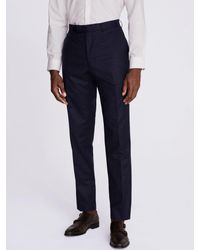 Moss - Italian Tailored Fit Trousers - Lyst