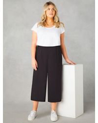 Live Unlimited - Curve Pull-on Cropped Trousers - Lyst