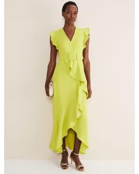 Phase Eight - Phoebe Frill Belted Maxi Dress - Lyst