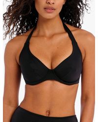 Freya - Jewel Cove Plain Underwired Halterneck Bikini Top - Lyst