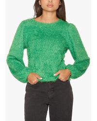 Sisters Point - Eoia-ls Round Neck Knitted Top - Lyst