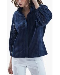 James Lakeland - Broderie Anglaise Shirt - Lyst