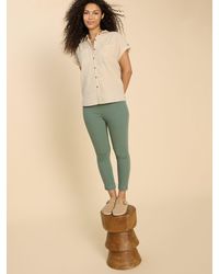 White Stuff - Janey Cropped Jeggings - Lyst