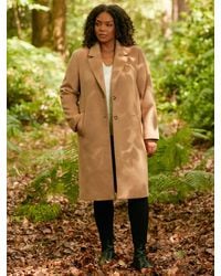 Live Unlimited - Curve Wool Blend Long Tailored Coat - Lyst