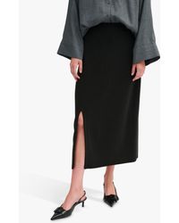 My Essential Wardrobe - Elle High Waisted Midi Skirt - Lyst