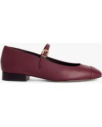 John Lewis - Abbigaile Leather Toe Cap Mary Jane Block Heel Court Shoes - Lyst