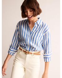Boden - Connie Striped Linen Shirt - Lyst