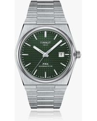 Tissot - T1374071109100 Prx Automatic Powermatic 80 Date Bracelet Strap Watch - Lyst
