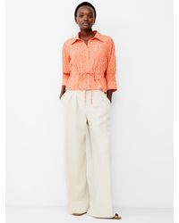 French Connection - Gretta 3/4 Sleeve Shirt - Lyst