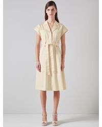 LK Bennett - Ivy Cotton Safari Dress - Lyst