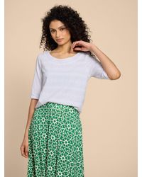 White Stuff - Weaver Embroidered Top - Lyst