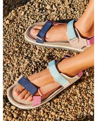 White Stuff - Colourblock Trek Footbed Sandals - Lyst