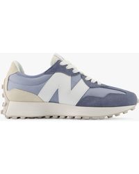 New Balance - 327 Suede Mesh Trainers - Lyst